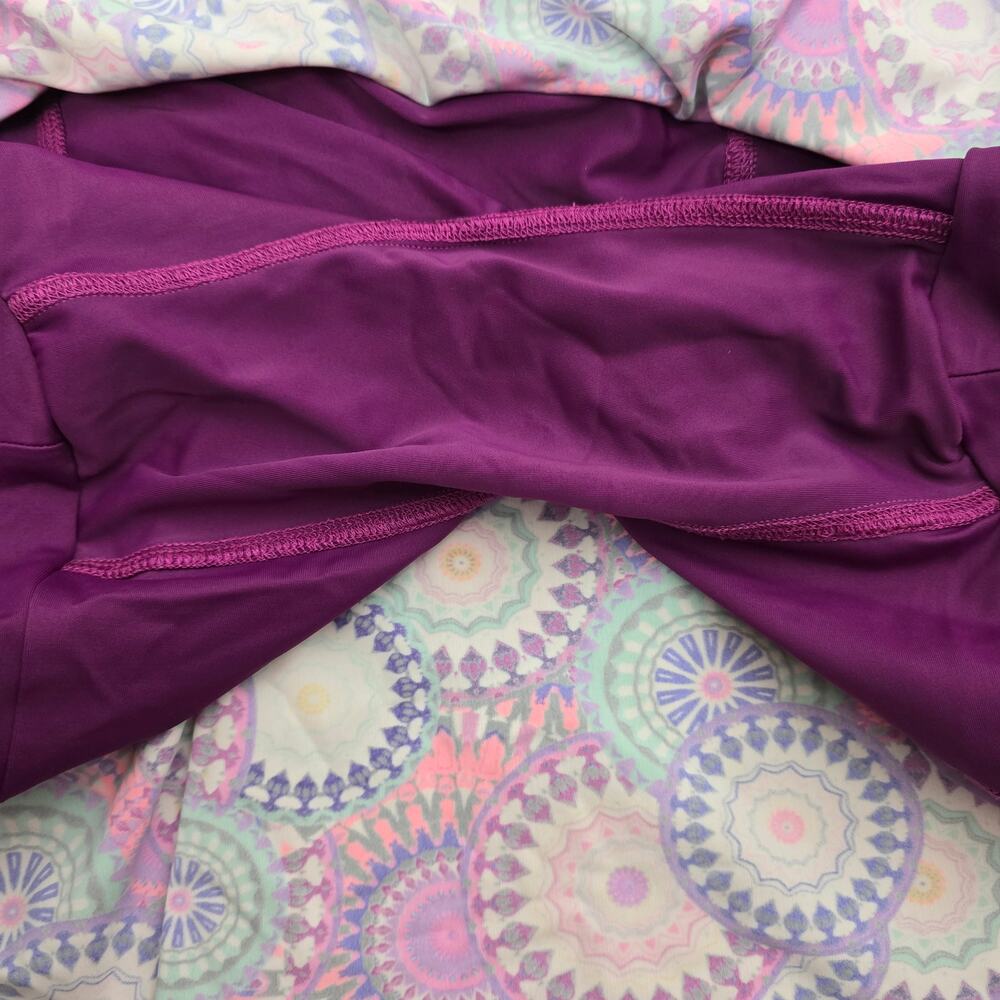 Sparkle Skirts Multicolor Running Workout Tennis Skirt Skort Size Medium - Picture 3 of 7